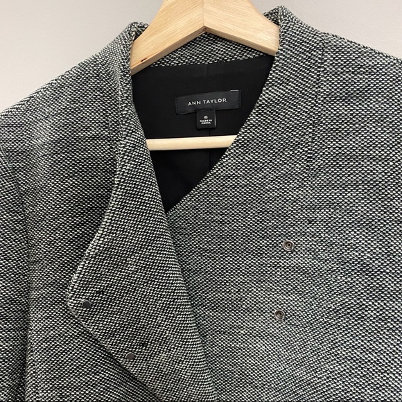 Ann Taylor Asymmetrical Wool Blazer Jacket - Picture 9 of 16